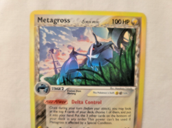 2005 Early Mid-Era Pokemon Rare Holo Metagross (11/113) Delta Species (LP/NM) - Image 5