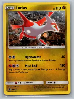 Latias - SM135 Holo Promo Sun & Moon Promo Pokemon Lightly Played - Image 1