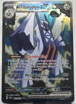 Pokemon Archaludon ex 241/191 Sv08 Surging Sparks Special Illustration Rare Holo - Image 1