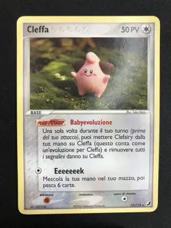 Pokemon Cleffa 21/115 Ex Forze Segrete Rara ITA Carte Nintendo - Image 1