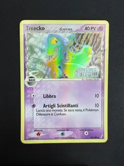 Pokemon Treecko 68/100 Ex Guardiani dei Cristalli PRERELEASE Holo ITA Vintage - Image 1