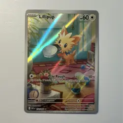 Pokemon TCG Lillipup Illustration Rare Holo 154/086 Sv: White Flare 60 HP - Image 1