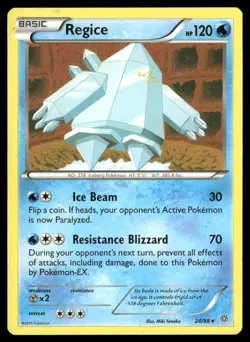 Regice 24/98 Rare Ancient Origins Pokemon Lightly Played - Image 1