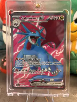Pokemon Salamence ex Ultra Rare Full Art Holo Dragon 320 HP SV09 177/159 EN - Image 1