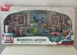 Pokemon TCG 151 EN Blooming Waters Premium Collection Box SEALED NEW - Image 1