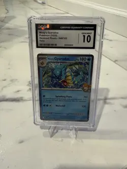 Pokemon TCG Misty's Gyarados Holo 049/182 Sv10 Destined Rivals Rare CGC 10 - Image 1