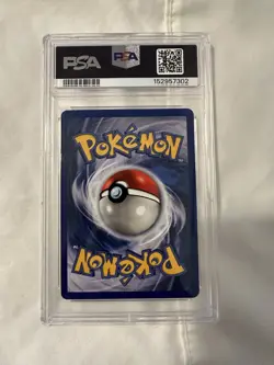 1999 POKEMON GAME 8 MACHAMP-HOLO 1ST EDITION PSA 7 - Image 2