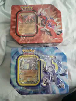 Pokemon TCG Paldea Legends 5-Pack Tin Set - Koraidon ex & Miraidon ex - Sealed - Image 1