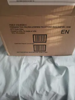 Pokemon TCG Paldea Legends 5-Pack Tin Set - Koraidon ex & Miraidon ex - Sealed - Image 5