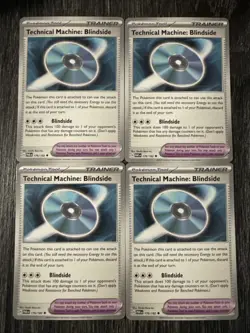 4x Technical Machine: Blindside 176/182 x4 - Paradox Rift - Pokemon - Playset - Image 1