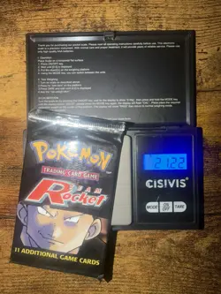 Pokemon Team Rocket Booster pack Sealed Heavy 21.22g - Image 1