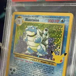 2021 Pokemon Celebrations Blastoise Holo PSA 9 Classic Coll Base Set - Image 4