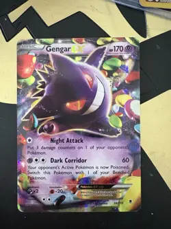 GENGAR EX 2014 POKEMON XY PHANTOM FORCES RARE HOLO 34/119 - Image 1