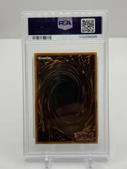 2022 YUGIOH! 1st ED. Red Eyes Black Dragon Tin Of The Pharaoh's Gods PSA 9 Mint - Image 2