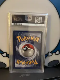 1999 POKEMON FOSSIL #5 GENGAR-HOLO PSA 8 - Image 2