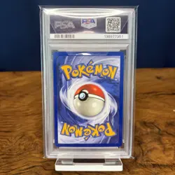 1999 POKEMON FOSSIL #5 GENGAR-HOLO PSA 8 - Image 2