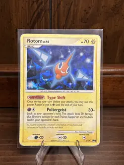 Rotom 5/17 Cracked Ice Holo Pokemon TCG Series 9 Promo Card HP - Image 1