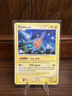 Rotom 5/17 Cracked Ice Holo Pokemon TCG Series 9 Promo Card HP - Image 2