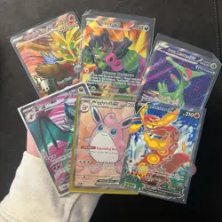 Pokemon Card Collection Lot Holos Rare Bangers Full Arts Tcg Great Conditions - Image 1