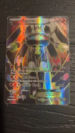 Pokemon Zygarde EX Full Art Alternate Art Holo Promo Card 054A/124 190 HP - Image 1
