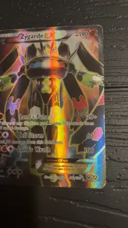 Pokemon Zygarde EX Full Art Alternate Art Holo Promo Card 054A/124 190 HP - Image 4