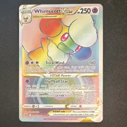 Whimsicott VSTAR 175/172 Brilliant Stars (Secret) Rare Holo Pokemon Card - Image 1