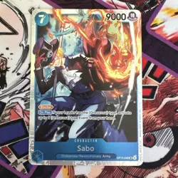 Sabo SR OP15-046 ONE PIECE Card Adventure on KAMI’s Island - NM English - Image 1