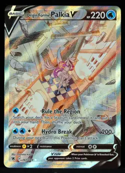 Origin Forme Palkia V #167/189 Astral Radiance NM/M Pokemon Card - Image 1