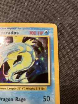 Pokemon Gyrados Holo Rare TCG Card 6/102 Base Set Lp+ - Image 3