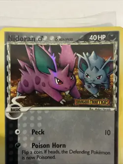Nidoran M Reverse Holo Common Pokemon Card Dragon Frontiers 57/101 LP+ - Image 3