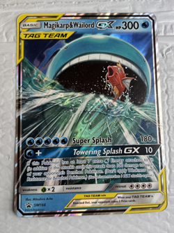 Pokemon TCG Magikarp Wailord GX Tag Team SM166 Jumbo Card - Image 2