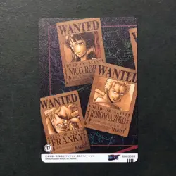 Y2032 Nico Robin Zoro & Franky Japanese One Piece Carddass Card 2009 - Image 2