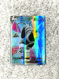 Houndoom V HP210 Searing Flame #178/189 Holo Fan Art Display Collector Card NM! - Image 1