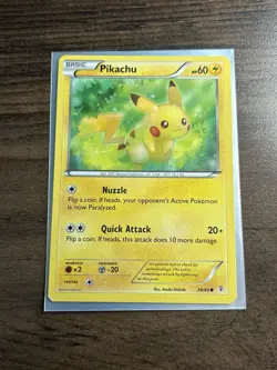 Pikachu Generations 26/83 Commons Pokemon Card - LP - Image 1