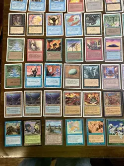 Magic: The Gathering Lot 323 cards Revised Unlimited 4th edition and more - Image 5
