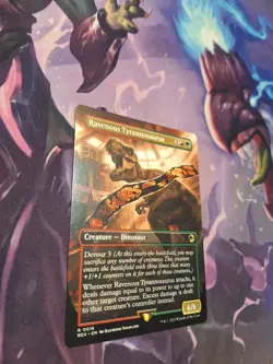 Ravenous Tyrannosaurus (Borderless) - MTG - Universes Beyond - Rare - Near Mint - Image 2