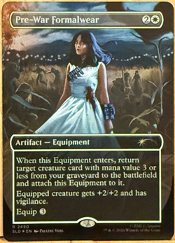LIMITED EDITION Secret Lair MtG Pre-War Formalwear Unplayed NM BORDERLESS FOIL! - Image 1