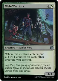 Web-Warriors (Foil) - 0159 - Marvel's Spider-Man - MTG - NM/M - English - Image 1