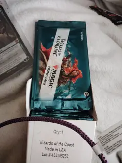 Sealed Wilds of Eldraine WOE Premium Foil Promo Booster 8 Pack magic MTG A Box - Image 1