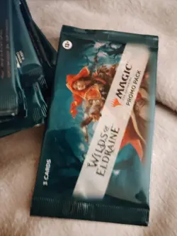 Sealed Wilds of Eldraine WOE Premium Foil Promo Booster 8 Pack magic MTG A Box - Image 3