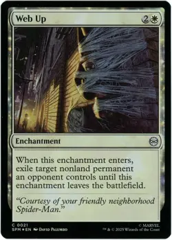 Web Up (Foil) - 0021 - Marvel's Spider-Man - MTG - NM/M - English - Image 1