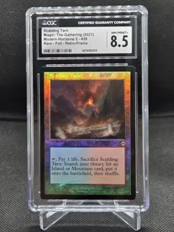 MTG Modern Horizons 2 Foil Retro-Frame Scalding Tarn 439 CGC NM/Mint+ 8.5 - Image 1