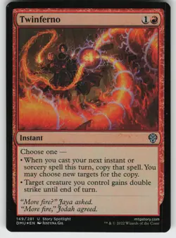 Twinferno Foil U Dominaria United 149 MTG - Image 1