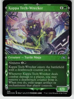Kappa Tech-Wrecker (Showcase) Foil U Kamigawa: Neon Dynasty 348 MTG - Image 1