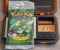 21.49g - Pokemon 1999 Jungle Unlimited Booster Pack Scyther Vintage WOTC - Image 1
