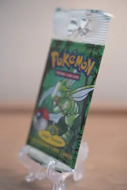 21.49g - Pokemon 1999 Jungle Unlimited Booster Pack Scyther Vintage WOTC - Image 4