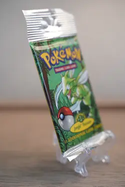 21.49g - Pokemon 1999 Jungle Unlimited Booster Pack Scyther Vintage WOTC - Image 5