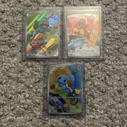 Pokemon First Partner Illustration Collection Series 1 Kanto Gen 1 Starters Set - Image 2