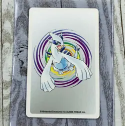 6 of Clubs Sandslash 28 Pokemon Poker Playing Card 1999 Japan Lugia Silver - Image 2