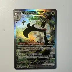 Pokemon TCG Meowscarada ex Special Illustration Rare Full Art Holo 256/193 Sv02 - Image 1